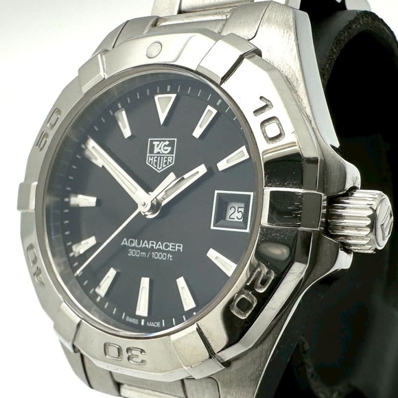 TAG HEUER Aquaracer WAY1410.BA0920 Quartz Stainless Steel Black Women's Watch